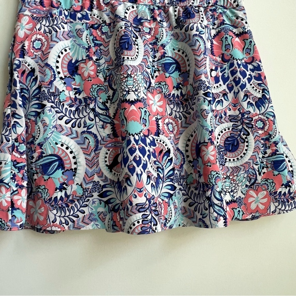 T by Talbots Summer Sporty Athletic Breathable Elastic Waist Skort Paisley M - Picture 10 of 13